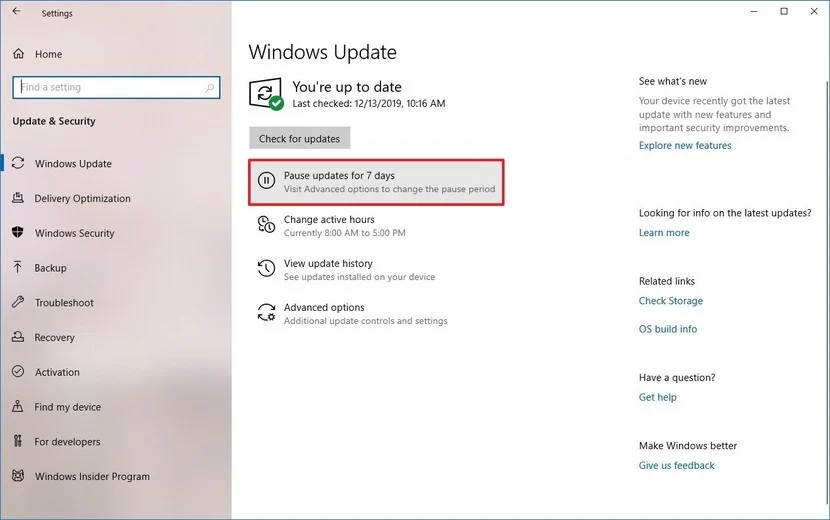 Windows Update Troubleshoot