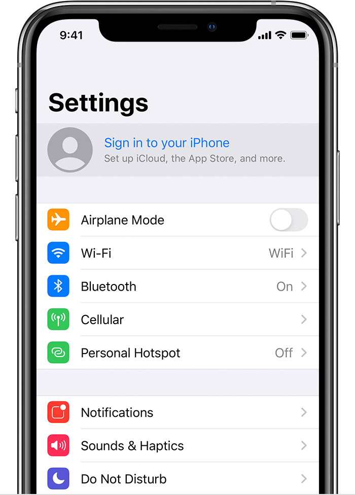 How to create an apple id