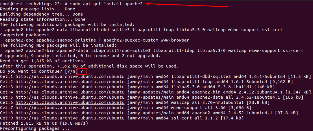 How to Install Apache on Ubuntu 22.04 LTS - TechvBlogs