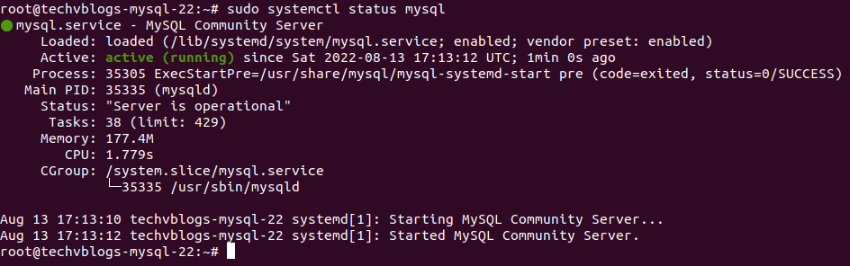How to install MySQL On Ubuntu 22.04 - TechvBlogs