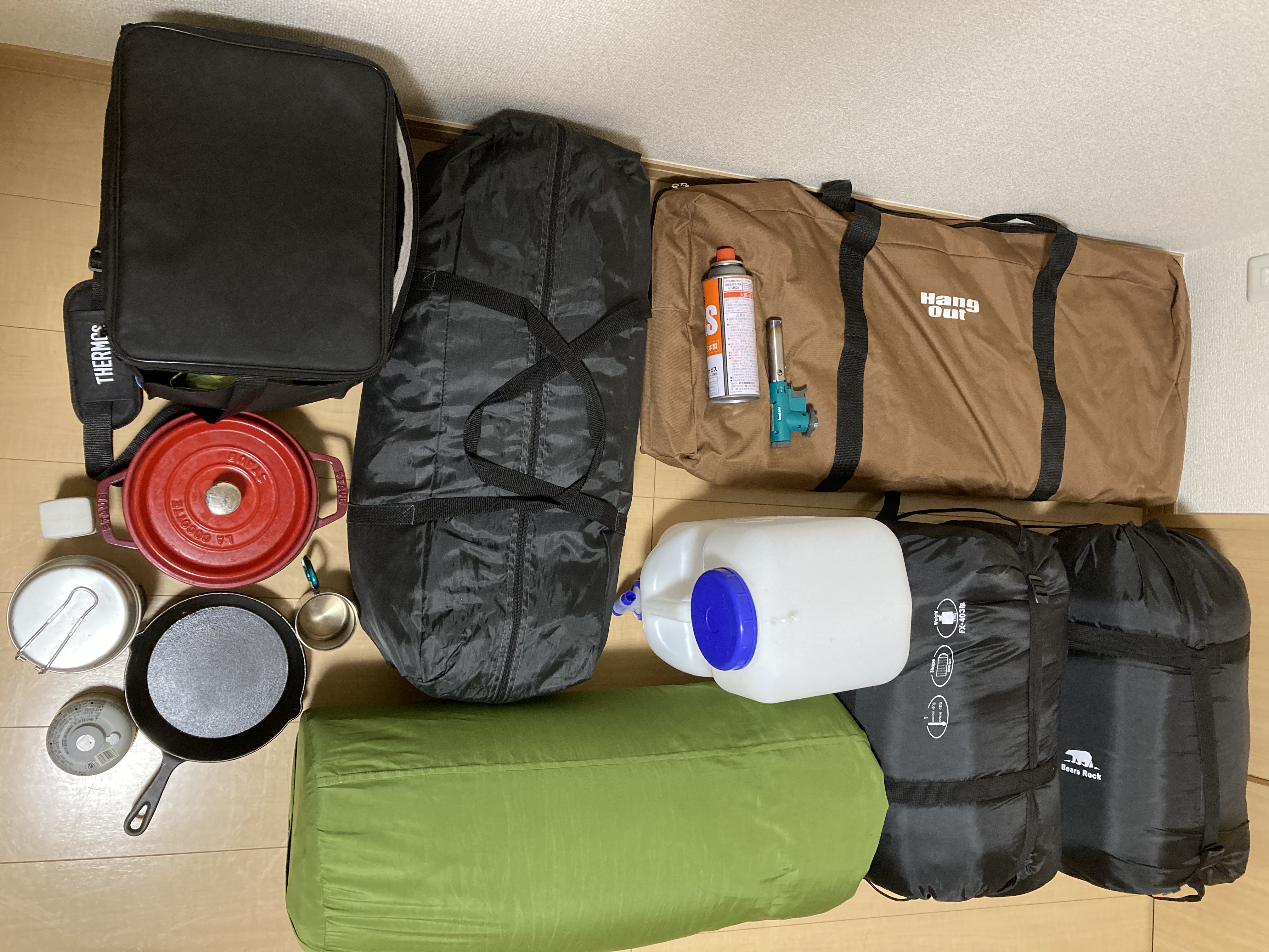 2人オートキャンプ