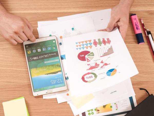 Graphs on paper and a phone
