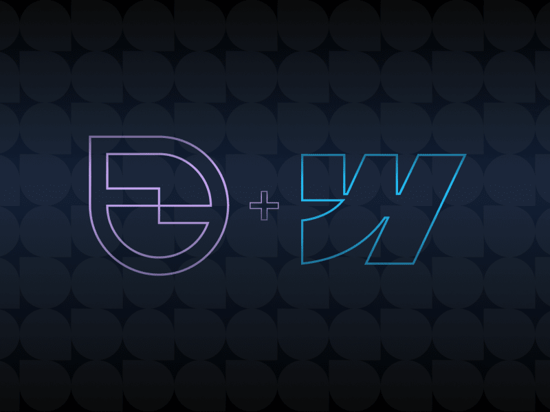 Webflow and ted&gustaf logo