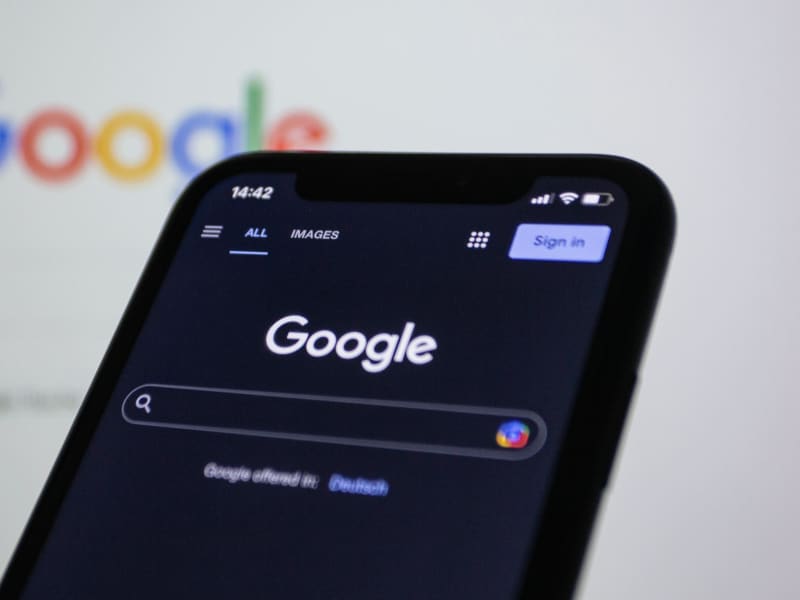 iPhone with Google search