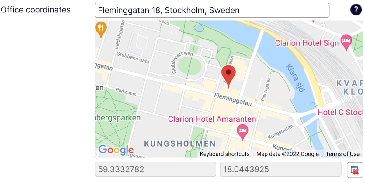 Google Maps Editor Screenshot 