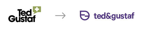 Comparison between the old and the new logotype