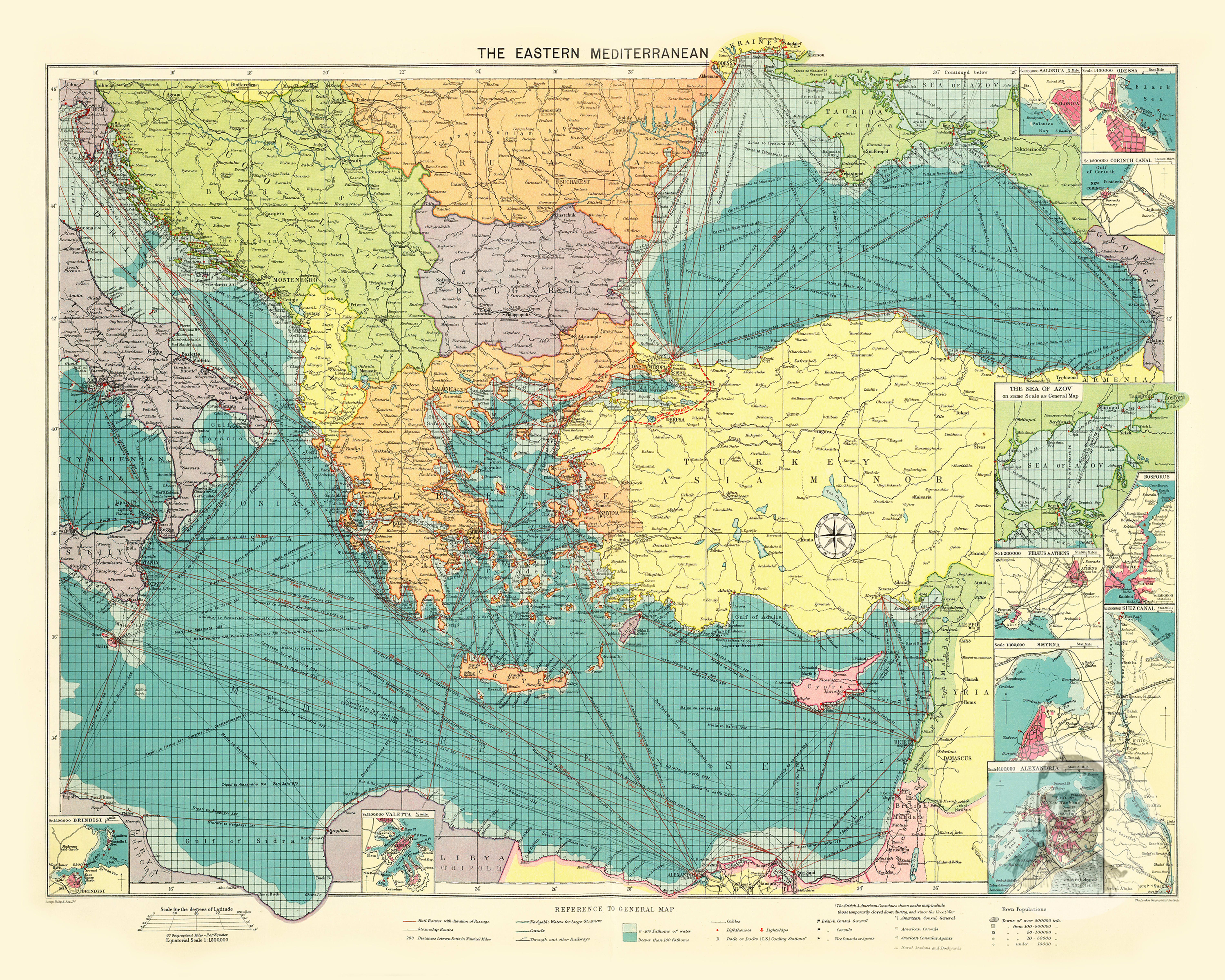 Map of Eastern Mediterranean