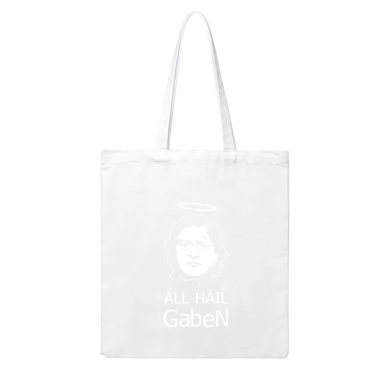 New Gaben Internet Meme Gamer Cotton Tote Bag