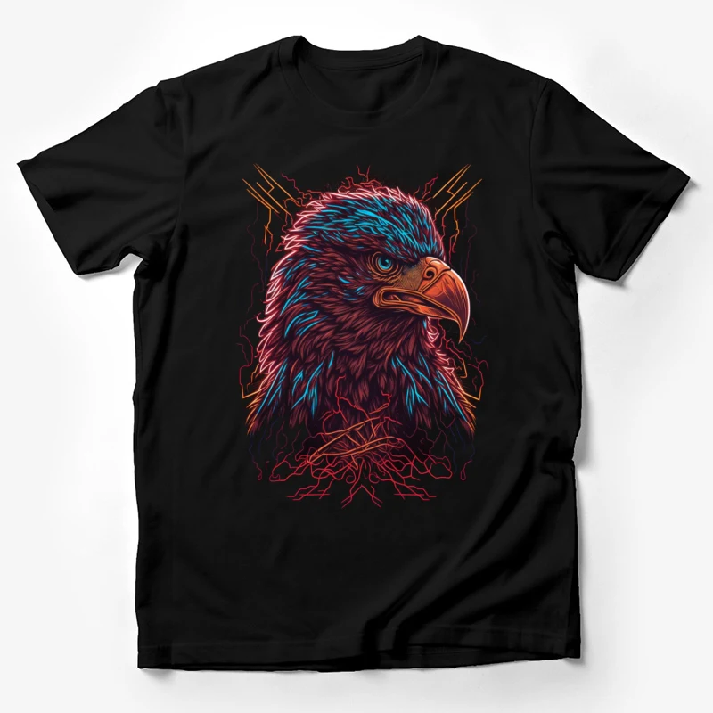 Eagle artwork colorful illustration bird of prey Male T-Shirt