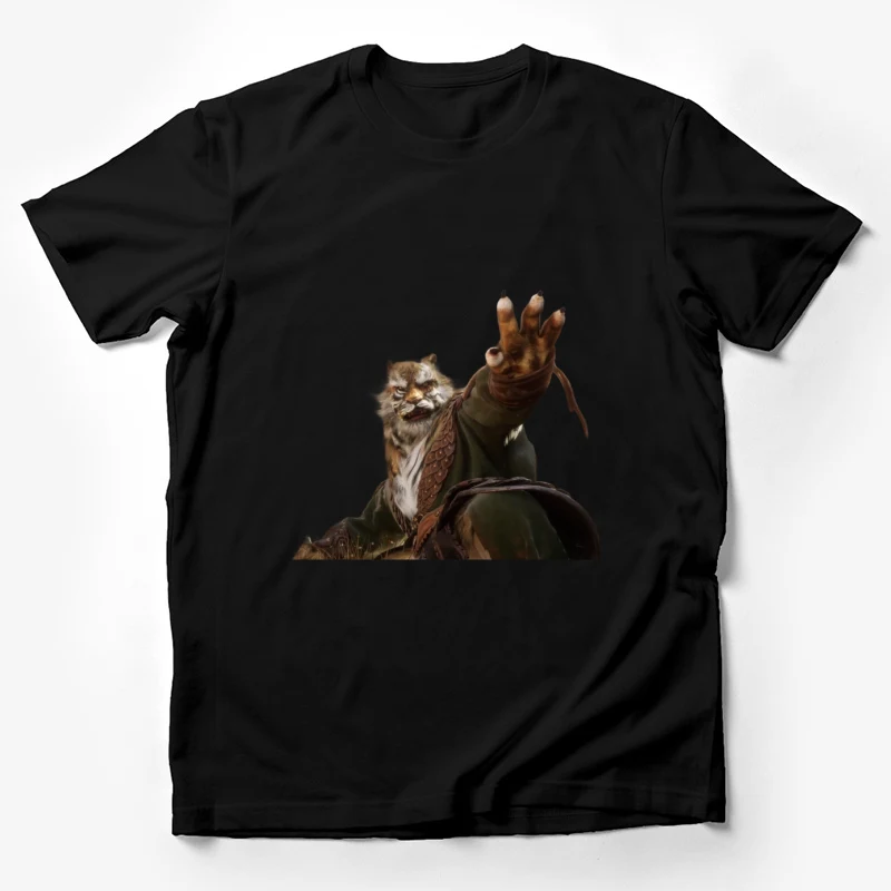 Black Myth: Wukong Great Immortal Tiger Power Demon Hold on a second Male T-Shirt