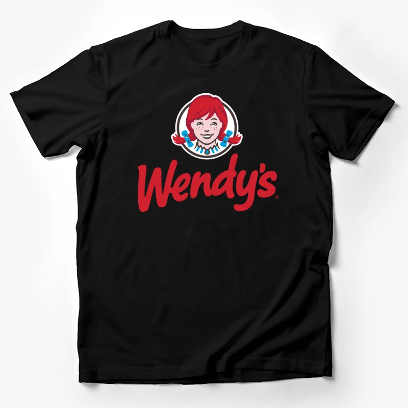 Wendy's Food Logo Male T-Shirt