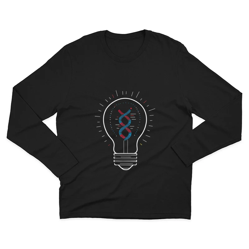 DNA Innovation: Genetic Science Illuminated Male Long Sleeve T-Shirt