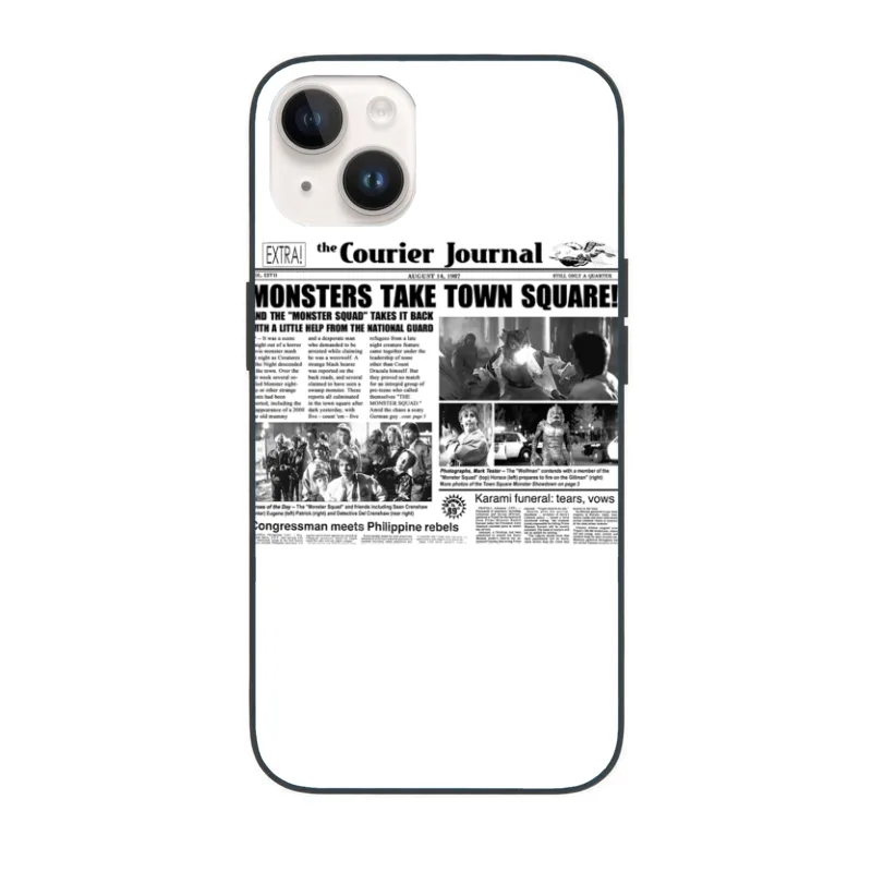 The Monster Squad Headlines iPhone Case