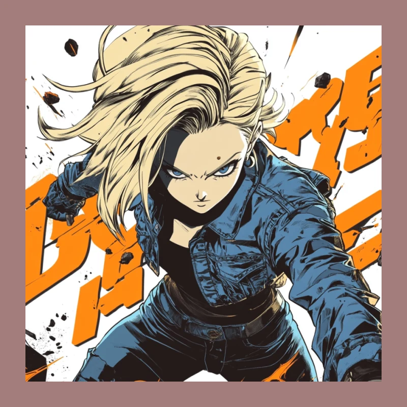 Dynamic Anime Character in Action-Packed Scene Pin