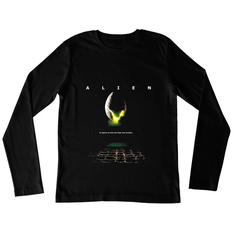 Alien Movie Egg Poster Female Long Sleeve T-Shirt