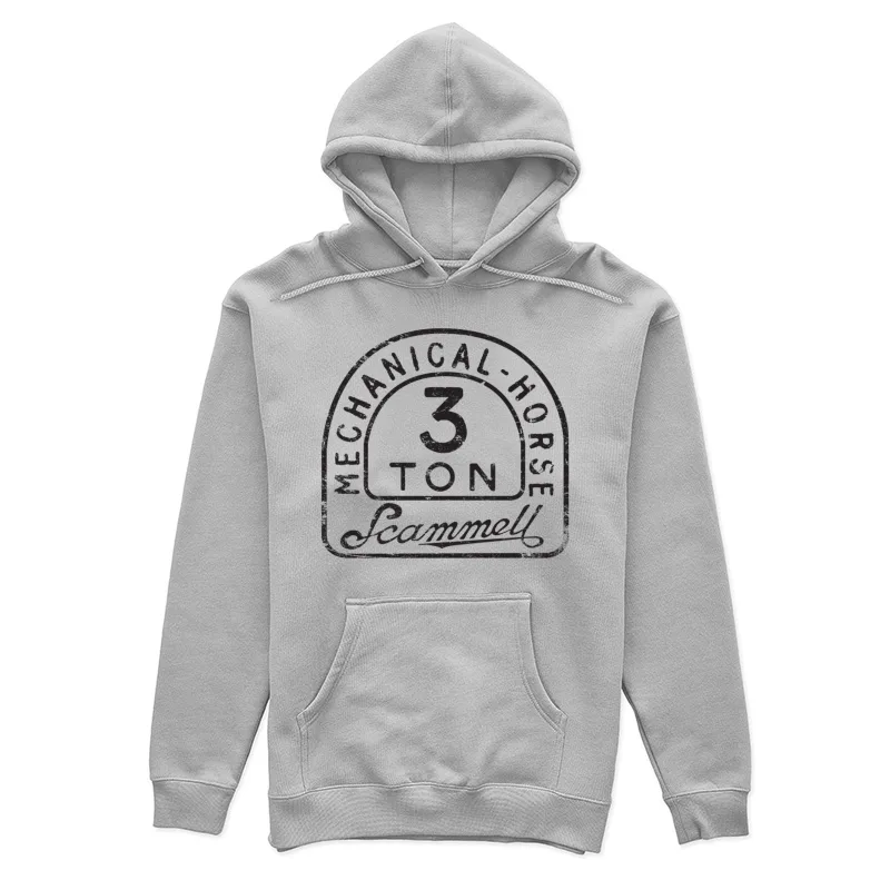 3 Ton Mechanical Horse Female Pullover Hoodie
