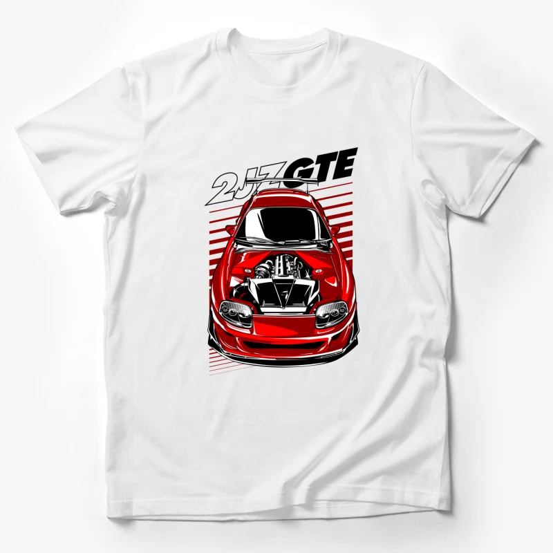 2JZ GTE Sport Car Male T-Shirt