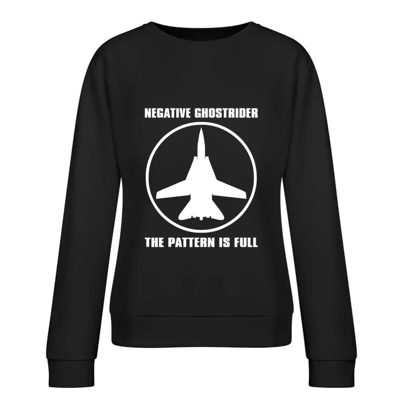 Negative Ghostrider The Pattern Is Full Female Pullover Sweatshirt