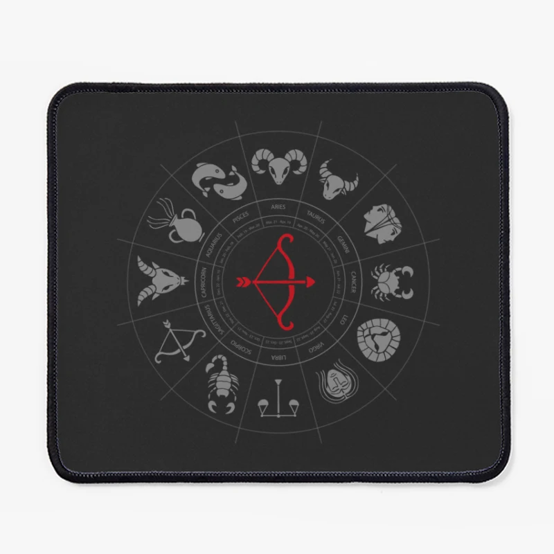 Sagittarius Zodiac Mouse Pad