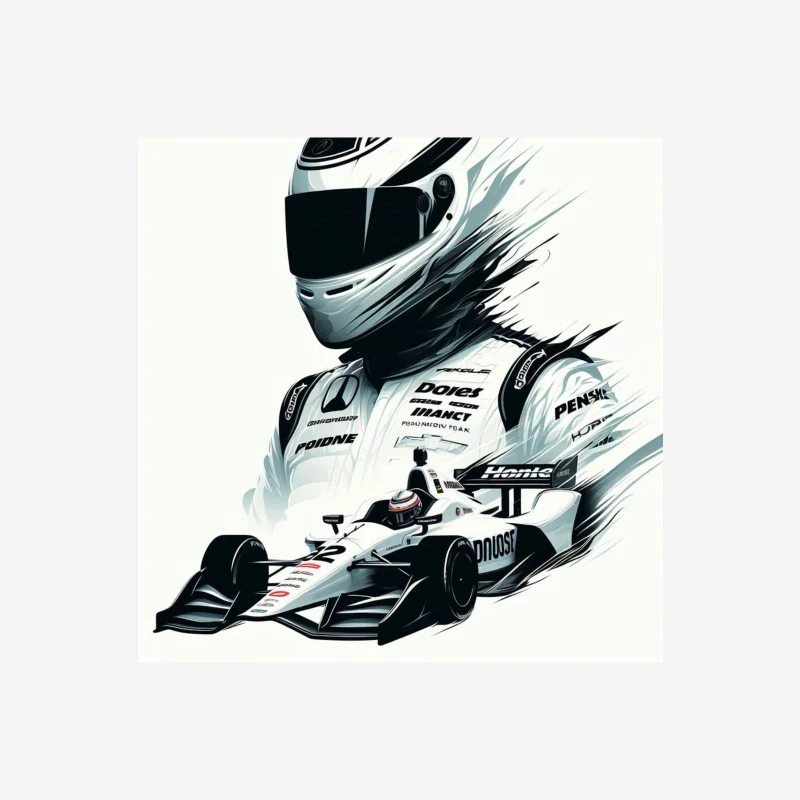 Indy Car  motorsport racing driver and car design Female T-Shirt