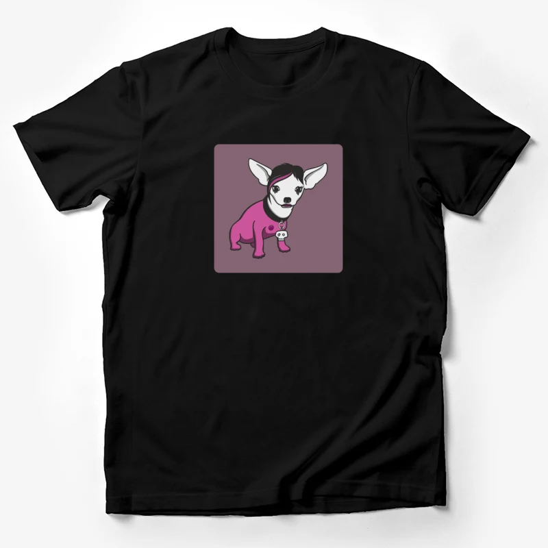 Cute Chihuahua EMO girl puppy Male T-Shirt