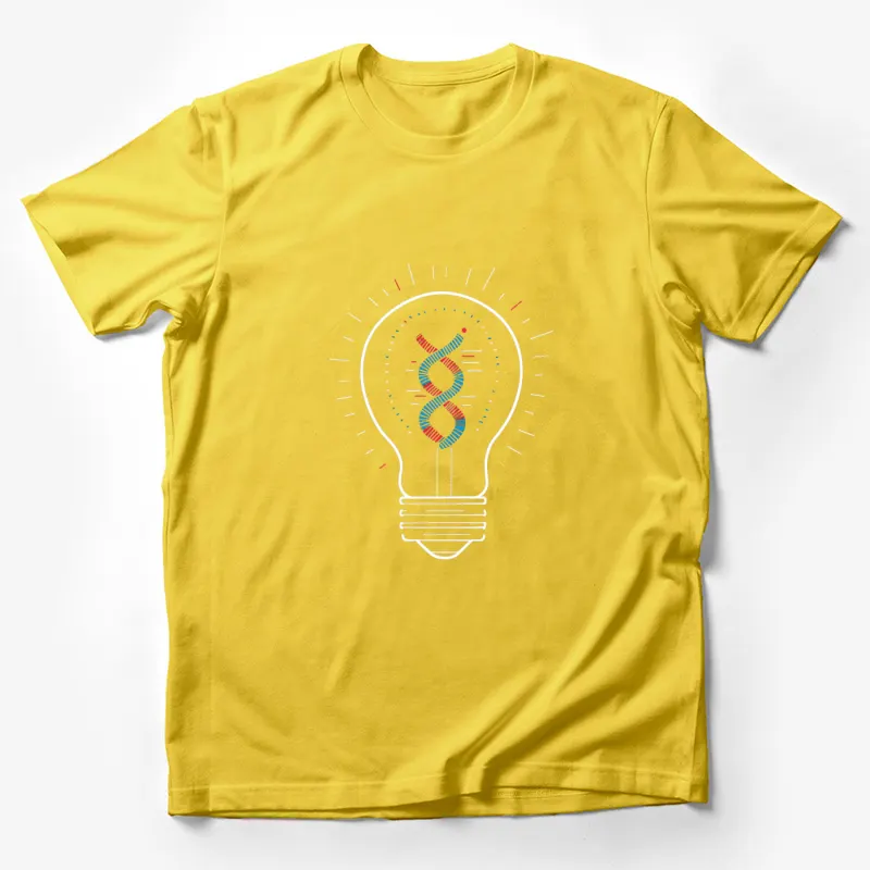 DNA Innovation: Genetic Science Illuminated Male T-Shirt