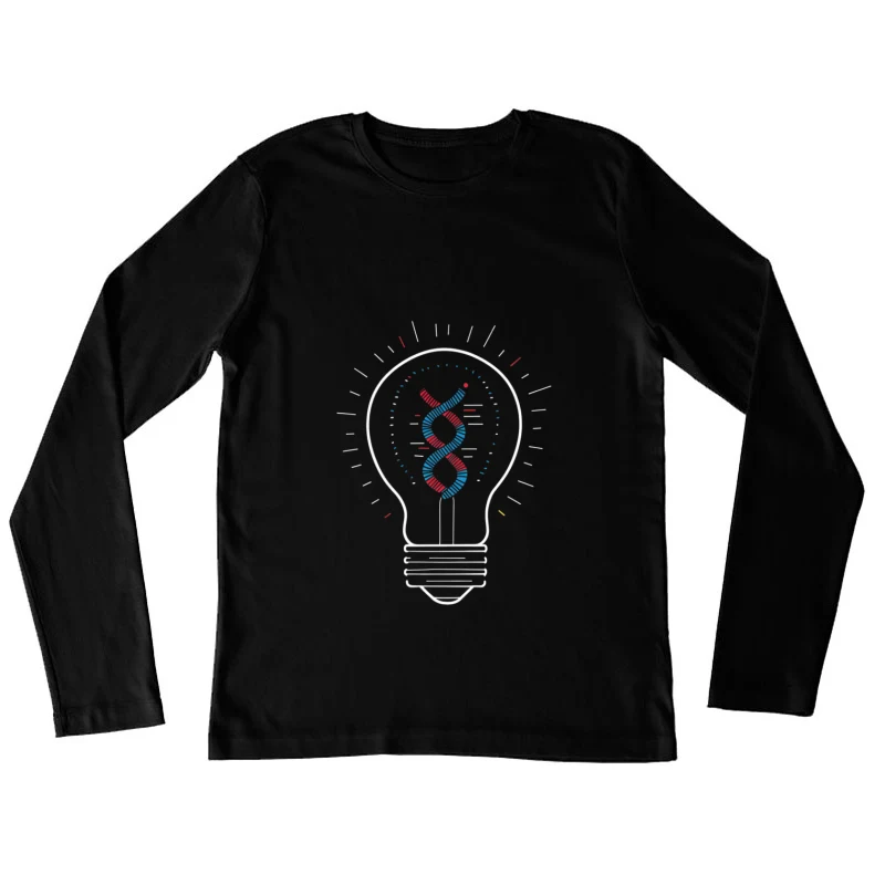 DNA Innovation: Genetic Science Illuminated Female Long Sleeve T-Shirt