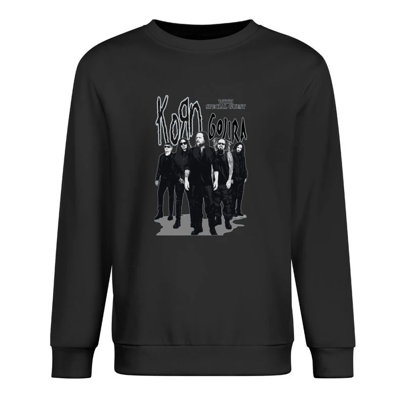 KORN WITH GOJIRA AND SPIRITBOX TOUR CONCERT 2024 Male Pullover Sweatshirt