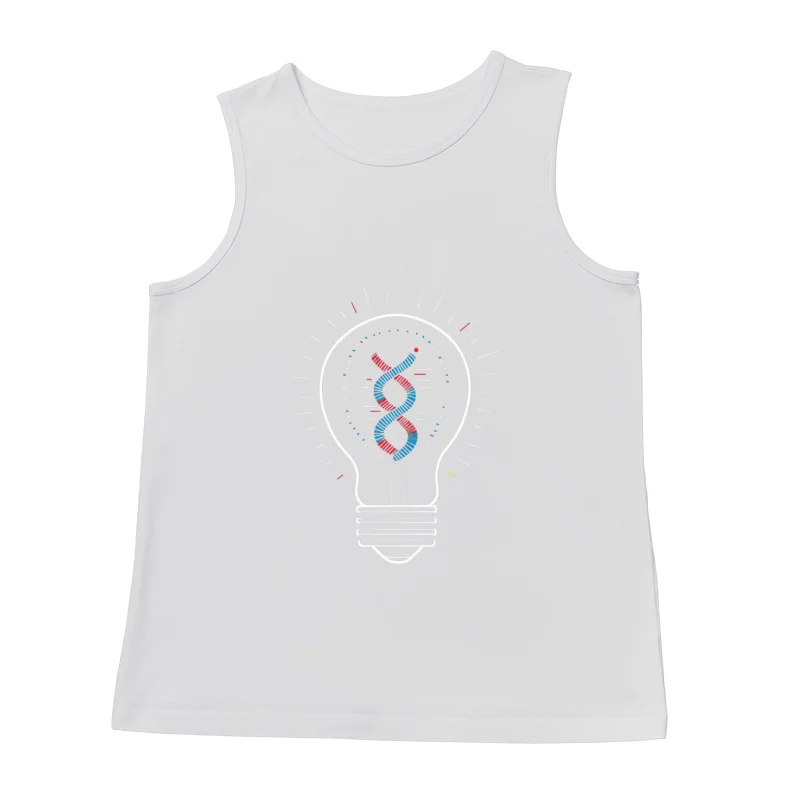 DNA Innovation: Genetic Science Illuminated Male Tank Top