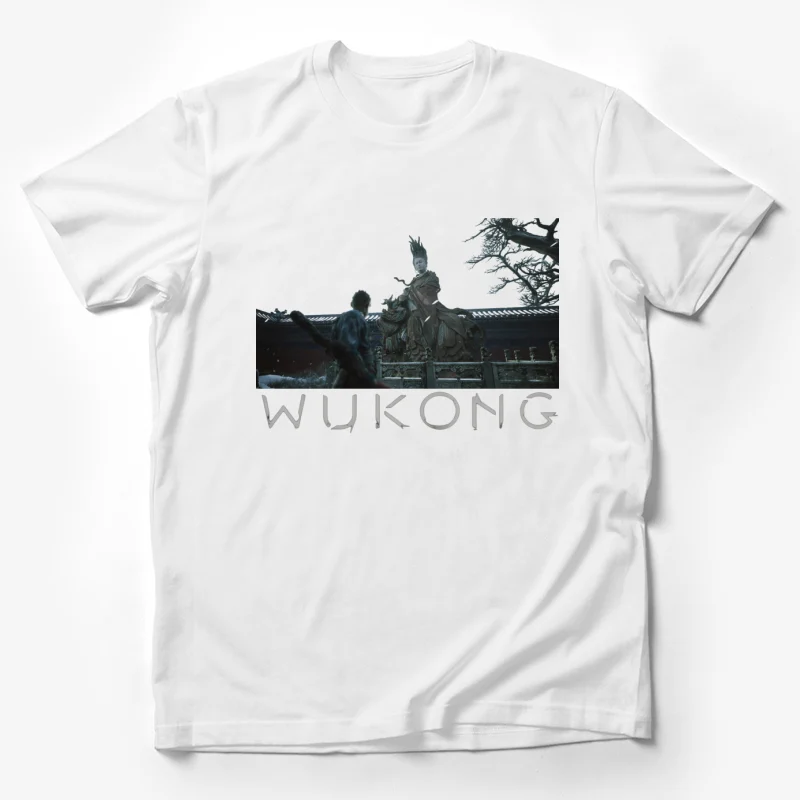 Black Myth Wukong movie scene martial arts fantasy historical Chinese action costume dram Male T-Shirt