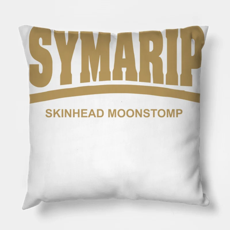 Symarip Skinhead Moonstomp Throw Pillow