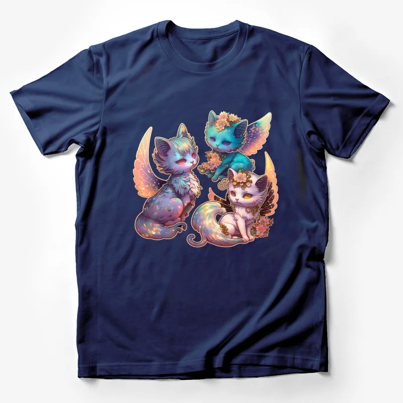 Cut cats digital art Male T-Shirt