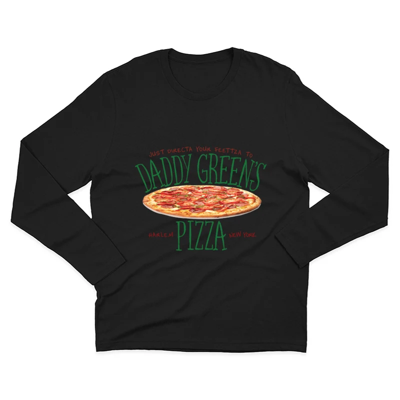 Daddy Green_s Pizza Male Long Sleeve T-Shirt