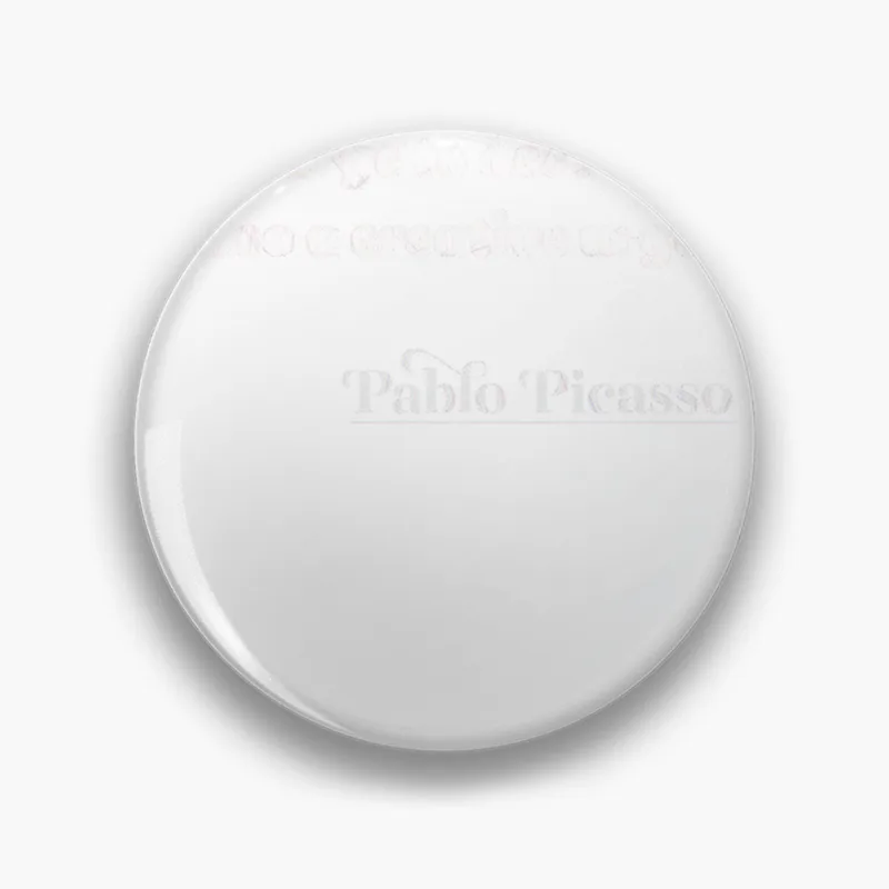 “The urge to destroy is also a creative urge.” Pablo Picasso Pin