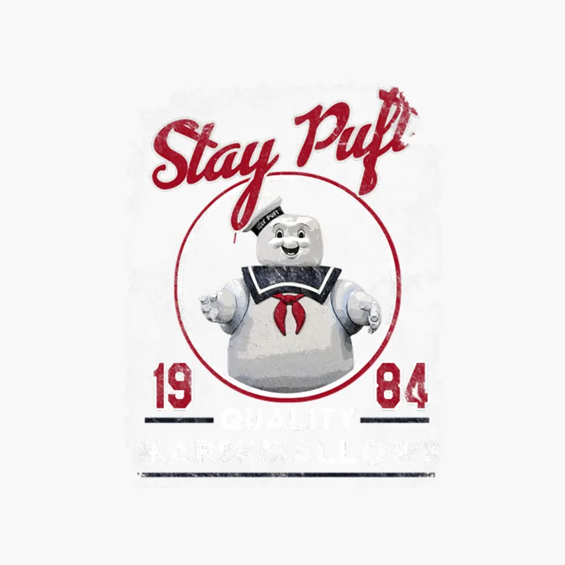 Stay Puft Marshmallows, distressed Cotton Tote Bag