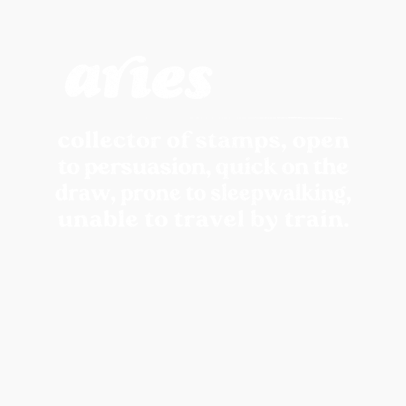 Aries Zodiac Symbol  Humorous Gift Design Cotton Tote Bag