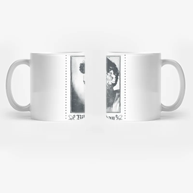 Billie Holiday  Original Retro Fan Art Design Coffee Mug