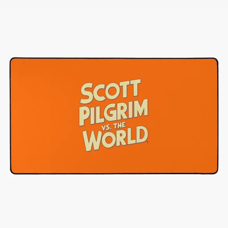 Scott Pilgrim vs. the World: Movie Title Typography Desk Mat