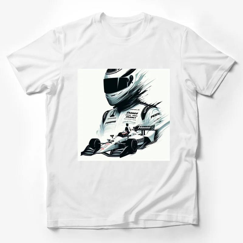 Indy Car  motorsport racing driver and car design Male T-Shirt