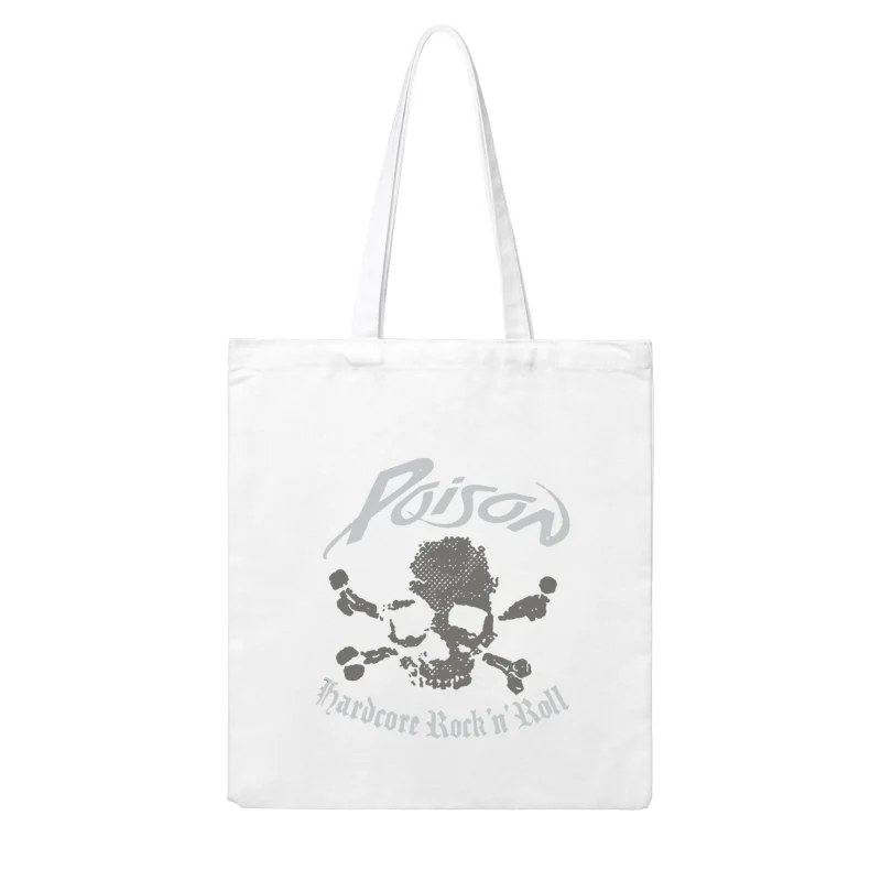 Poison Hardcore Rock n Roll Cotton Tote Bag