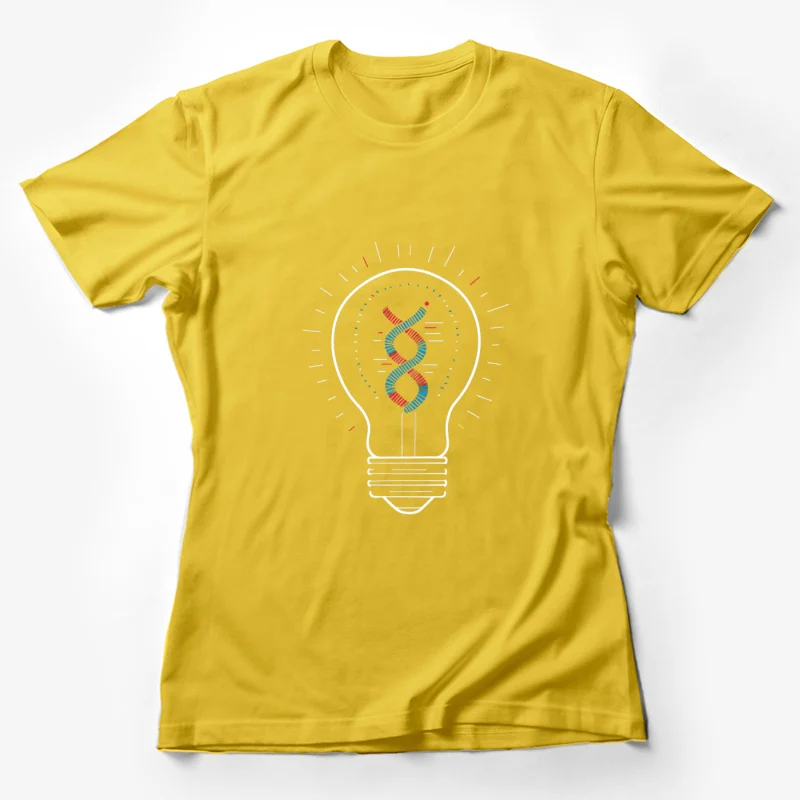 DNA Innovation: Genetic Science Illuminated Female T-Shirt