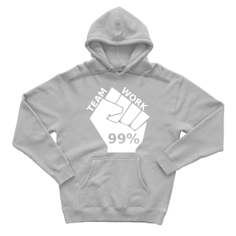 Team work Male Pullover Hoodie