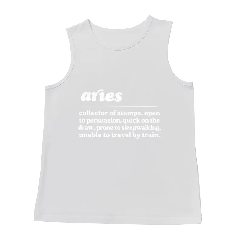 Aries Zodiac Symbol  Humorous Gift Design Male Tank Top
