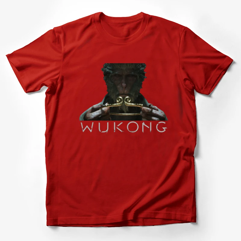 Black Myth Wukong Wukong monkey king primate fantasy character golden staff Chinese mythology Male T-Shirt