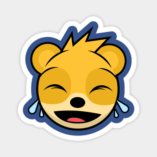 Laughing Yellow Bear Cockburn Magnet