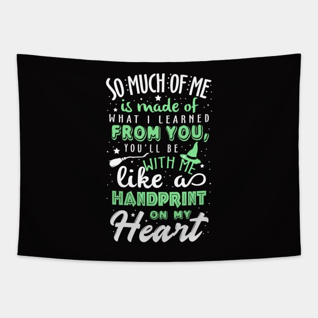 Wicked Musical Quote Tapestry by KsuAnn