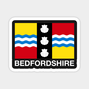 Bedfordshire County Flag, England. Magnet