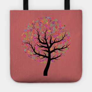 Colorful Music Tote