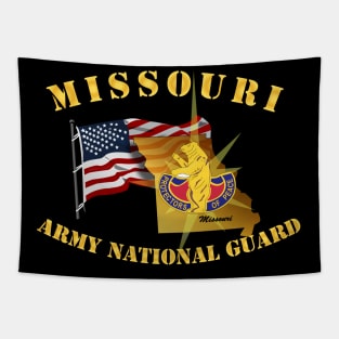 Missouri - ARNG w Flag Tapestry