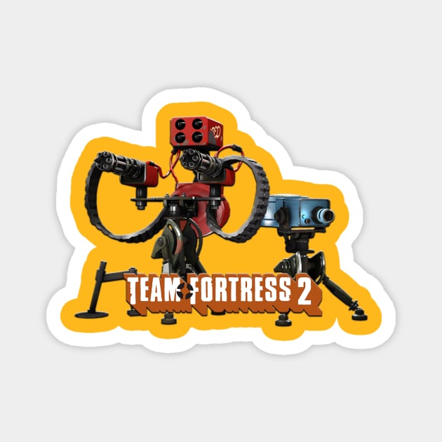 Team Fortress 2 Sentries Magnet by DANJ16